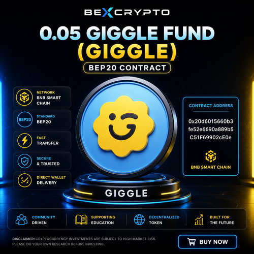 0.05 Giggle Fund GIGGLE BEP20 cryptocurrency contract on BNB Smart Chain