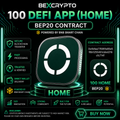 100 DeFi App HOME BEP20 Smart Contract cryptocurrency token available on BEXCRYPTO