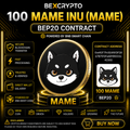 100 Mame Inu (MAME) BEP20 contract on Bexcrypto with MAME token logo and BNB Smart Chain details