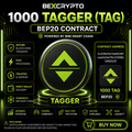 1000 Tagger TAG BEP20 Smart Contract cryptocurrency token available on BEXCRYPTO