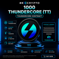 1000 ThunderCore TT cryptocurrency contract on the ThunderCore blockchain
