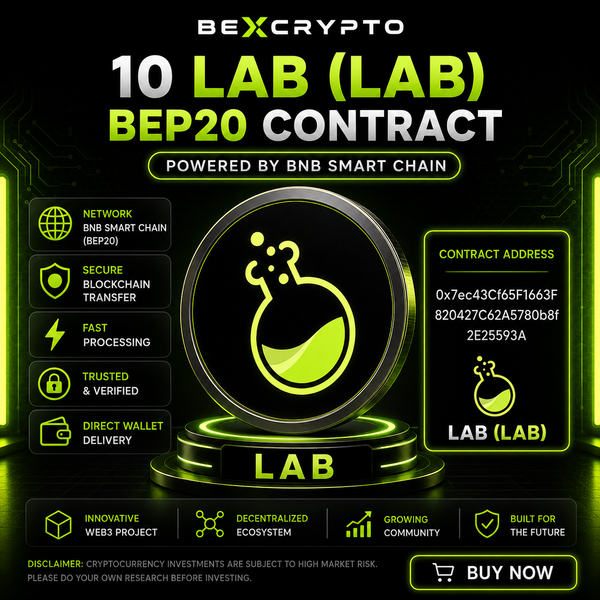 10 LAB LAB BEP20 cryptocurrency contract on BNB Smart Chain