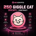 250 GIGGLE CAT GICAT ERC20 cryptocurrency contract available on Bexcrypto