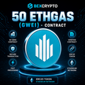 50 ETHGas GWEI ERC20 cryptocurrency contract available on Bexcrypto