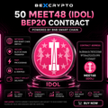 50 MEET48 IDOL BEP20 cryptocurrency contract on BNB Smart Chain