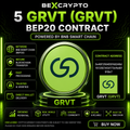 5 Grvt GRVT BEP20 cryptocurrency contract on BNB Smart Chain