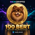 100 BERT on Solana.