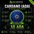 BEXCRYPTO 10 Cardano (ADA) Mining Contract – Secure Digital Crypto Mining Contract with Fast Activation